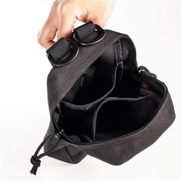 2 Molle Pouch Water Bottles Pouch Bag, Tactical Drawstring Molle Water Bottle - Picture 6 of 7